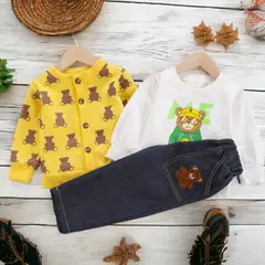 GENERICO - ROPA DE NIÑO OSITO - SET DE 3 PIEZAS