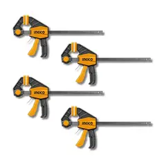 INGCO TOOLS - Combo x4 Prensa rapida 18 auto ajustable soporta 60Kg ingco