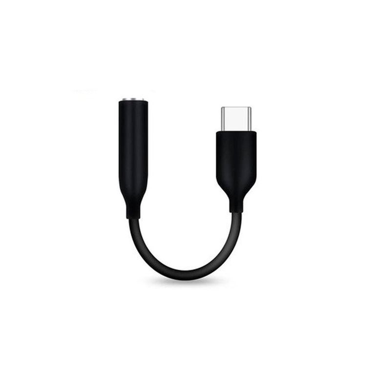 Adaptador para Samsung Tipo c a Jack Audio Negro