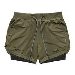 GENERICO - SHORT DEPORTIVO HOMBRE ASRU-SHORT GYM- ROPA DEPORTIVA HOMBRE