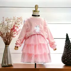 GENERICO - VESTIDO PARA NIÑA UNICORNIO