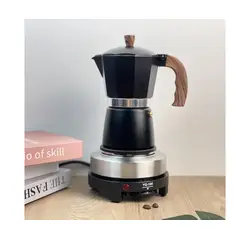GENERICO - DUO cafetero moka de 6tz  + mini cocina eléctrica