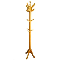 START FG - Perchero colgador de pie en madera natural