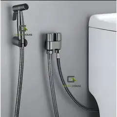 IMPORTADO MC - DUCHA BIDET COLOR NEGRO CON VALVULA DE ACERO SUS 304