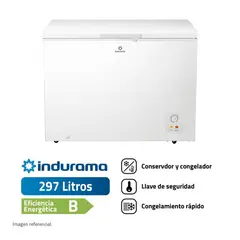 INDURAMA - Congeladora Defrost 297 Litros CI-320BL