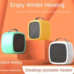 GENERICO - Mini Calentador Ventilador de Oficina Eléctrico