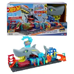 HOT WHEELS - Lavado De Autos Mega Tiburón