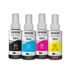 EPSON - Pack 4 Tintas 664 Cyan Magenta Yellow Black
