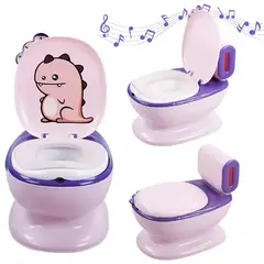 EBABY - MI PRIMER BAÑO TIPO INODORO DINOSAURIO MORADO