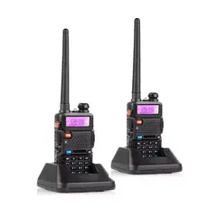 SEISA - Radio WalkieTalkie Stuv5r Pack 2 Unid Largo Alcance 10km