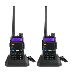 SEISA - Radio WalkieTalkie Stuv5r Pack 2 Unid Largo Alcance 10km