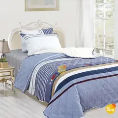 CASATEX - Edredón Tela Hipoalergénico con Carnero 15Plz + Set de Sábanas