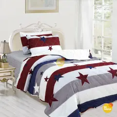 CASATEX - Edredón Tela Hipoalergénico con Carnero 15Plz + Set de Sábanas