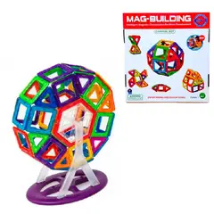 GENERICO - Juego Didactico Bloques de Construccion Magnetico 70pcs