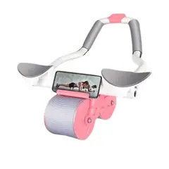 ROHS - Rueda de contracción abdominal de rebote automático - Rosado