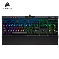 CORSAIR - Teclado mecánico Gamer K70 RGB MK2 RAPIDFIRE CHERRY MX