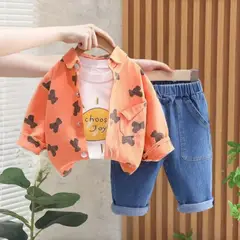 GENERICO - CONJUNTO DE NIÑO MODELO OSITO - ( SET DE 3 PIEZAS )