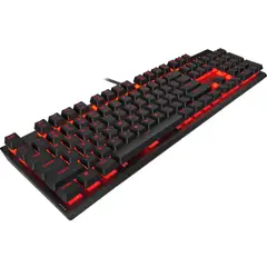 CORSAIR - Teclado mecánico K60 PRO LED rojo Interruptores 100% CHERRY MV Negro