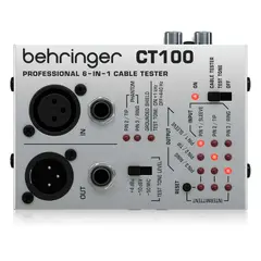 BEHRINGER - CT100 - Probador De Cable Tester 3 Modos