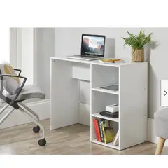 NACION MUEBLES - Escritorio Moderno con Cajonera Dali Blanco