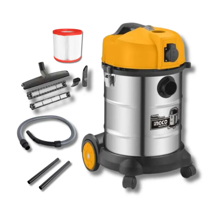 Aspiradora 30 litros 1400w industrial Ingco