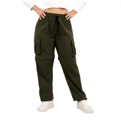 ENKI - Pantalón Convertible 2 en 1 Mujer en Tela Mojada