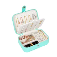 INSPIRA - Estuche Organizador Joyero Viaje Doble Capa de Cuero PU