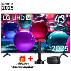 LG - Televisor UHD 43 4K THINQ AI 43UA7300PSB 2025