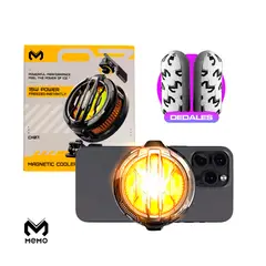 MEMO - Cooler Para Celular Ventilador Para Celular Y Dedales Cx07