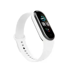 GENERICO - Correa de silicona Para Xiaomi MiBand 7- Blanco