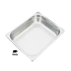RINOX - Fuente 1/2 acero Inox 32,5 x 26,5 x 6,5 cm Gastronorm