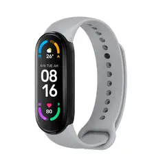 GENERICO - Correa de silicona Para Xiaomi MiBand 8- Gris