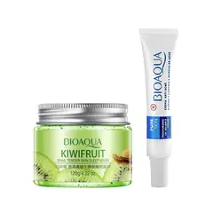 BIOAQUA - Gel Exfoliante de Kiwi y Caracol + Crema Eliminadora de Acne