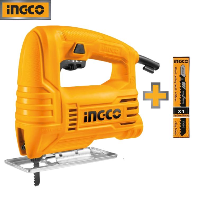 Sierra Caladora INGCO 400W + 1 Hoja de Calar JS400285