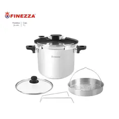 FINEZZA - Olla a presión 7L de acero inoxidable FZ-751-AC