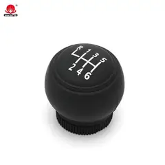 GENERICO - FUNDA PALANCA DE 6 CAMBIOS Y FRENO DE MANO REDONDO NEGRO