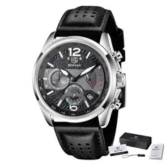 BENYAR - Reloj Hombre 5171 Cronografos Correa Cuero
