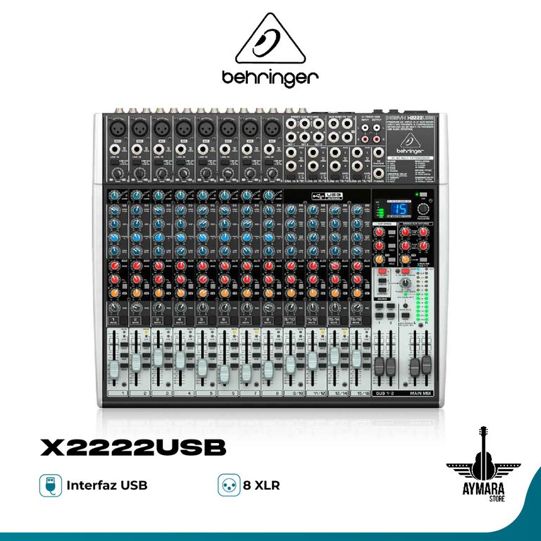 Mezcladora Analógica XENYX X2222USB