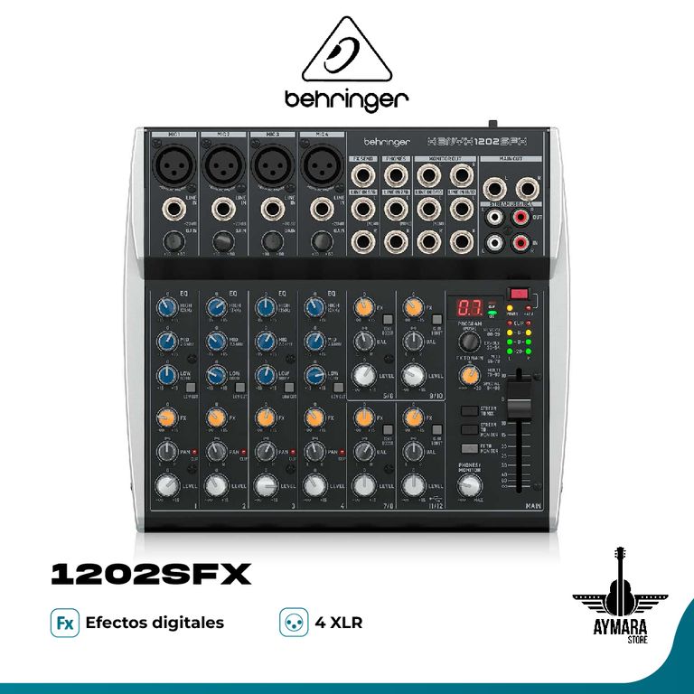 Mezclador Analógico XENYX 1202SFX
