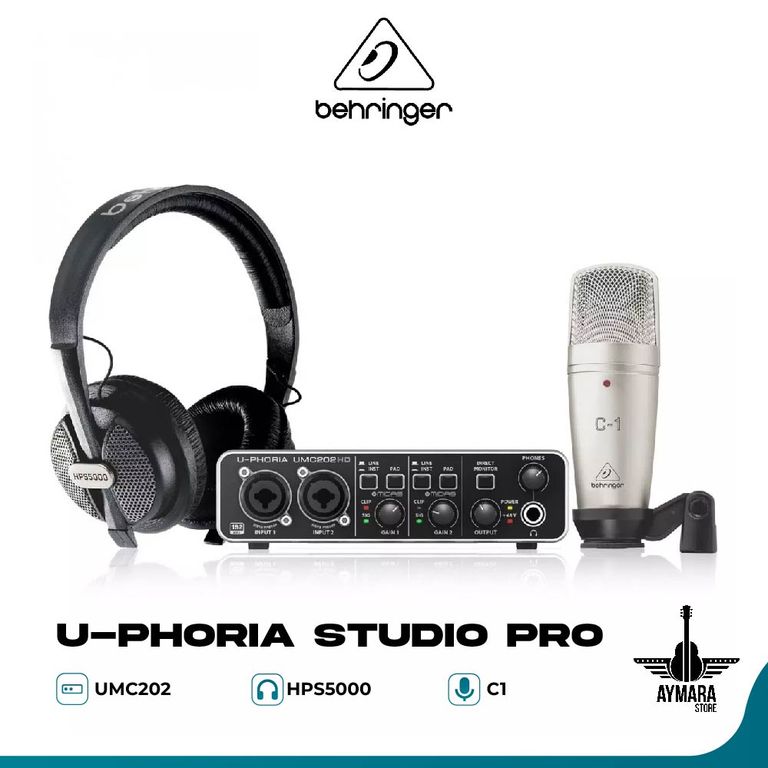 Set de Grabación U-PHORIA STUDIO PRO