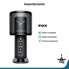 BEYERDYNAMIC - Micrófono de Condensador USB Professional FOX