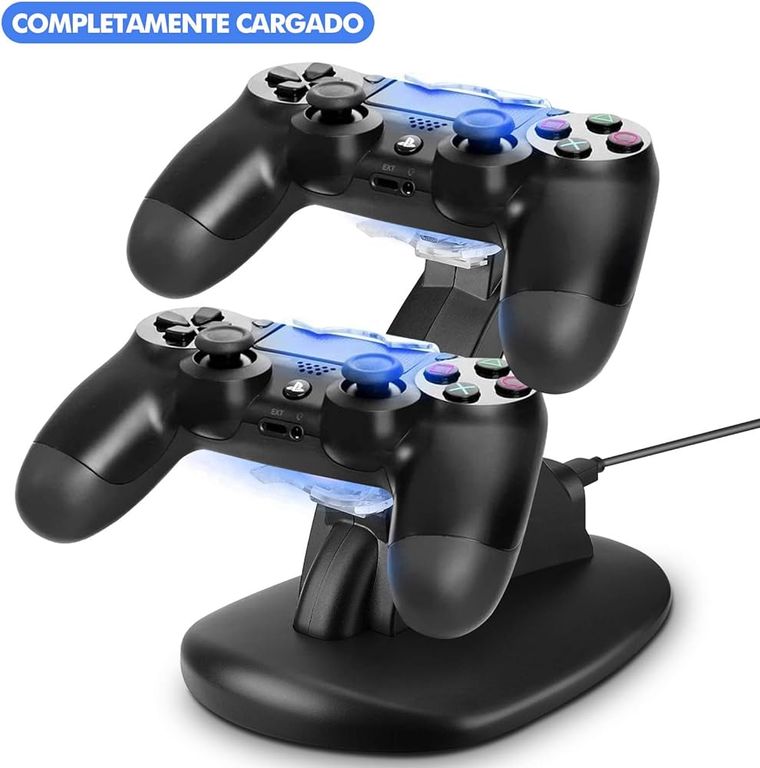 Cargador Dual Shock Ps4 Mandos Playstation Ps4 LED Vertical