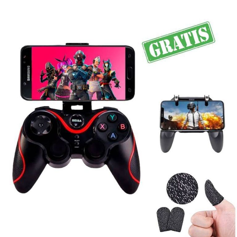 Gamepad Mando Joystick Bluetooth GRATIS Gatillo Dedales