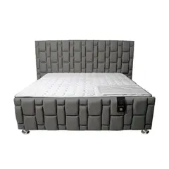 BARAKA HOME - Dormitorio Piecera Throne Pocket Vip 2 Plz - Pranna Plata