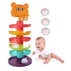 GENERICO - JUGUETE DE RODAJE TOBOGAN OSITO DIDACTICO