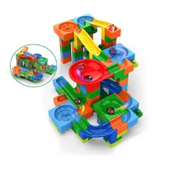 JP SOPORTECOM - JUEGO DE BLOQUE DE CONSTRUCCION TRACK MAZE 180 PIEZAS
