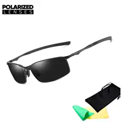 GENERICO - Lentes de Sol Polarizado Para Hombre uv400 - Negro