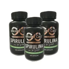 ALKALINE CARE - Spirulina con Té verde 300 Cápsulas