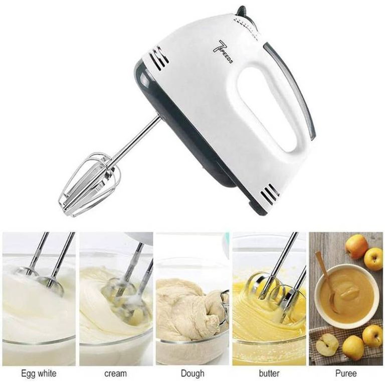 Batidora 7Velocidades Electrica de Mano de Reposteria Huevos Mayonesa