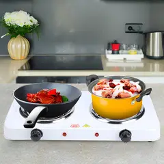 OEM - Cocina Eléctrica 2 Hornillas Estufa 220V Portatil